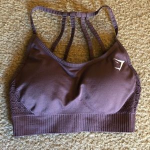Gymshark Energy Seamless Sports Bra Purple